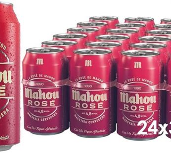 Mahou Rosé Pack de latas 24x33cl.