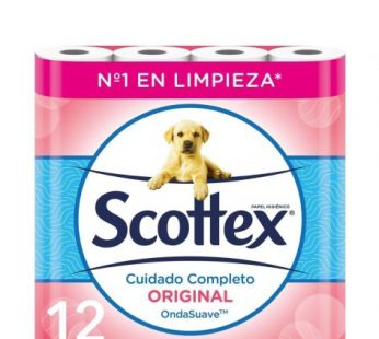 Papel higiénico Scottex regular pack-12