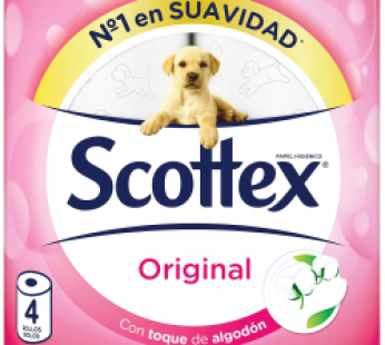 Papel higiénico Scottex pack-4