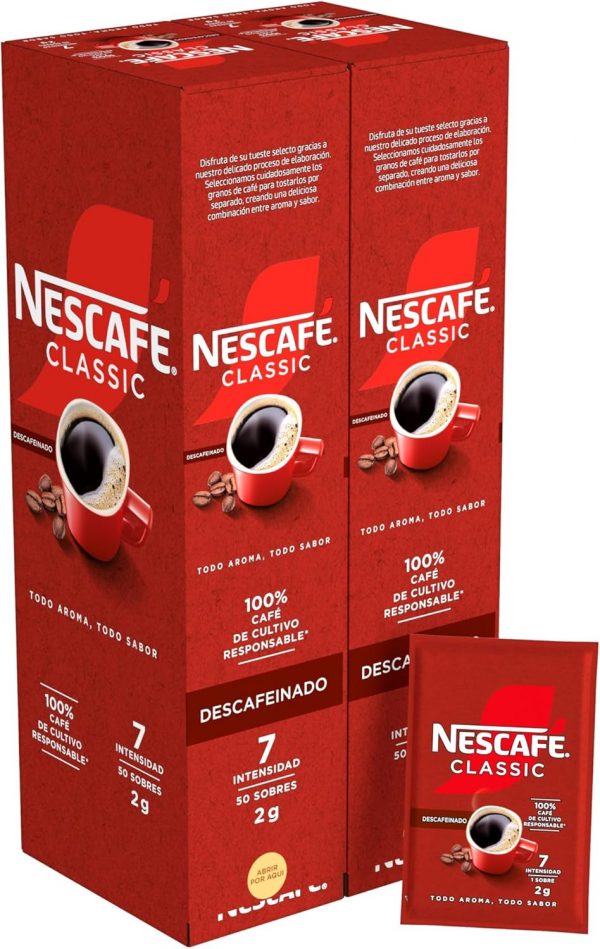 CAFE NESTLE DESCAFEINADO 50 SOBRES