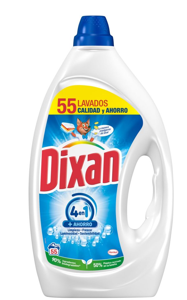 DETERGENTE DIXAN TOTAL 4 + 1 55 LAVADOS