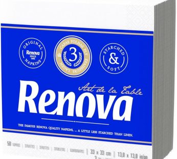 SERVILLETA DE PAPEL RENOVA 50 UNID