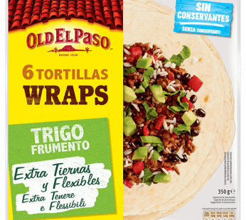 TORTITAS OLD EL PASO WRAPS 376 GRS