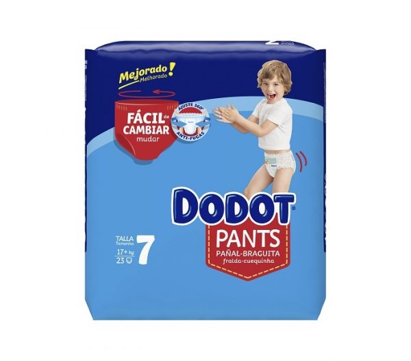 PAÑAL DODOT PANTS 23 UNID TALLA 7