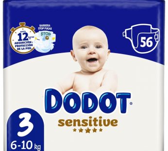 PAÑAL DODOT SENSITIVE 56 UNID TALLA 3