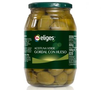 Aceituna Eliges Gordal C/H 500G