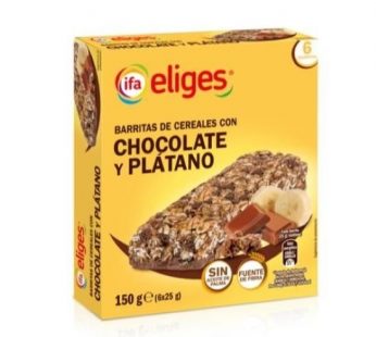 Barritas de Cereales con Chocolate y Platano  150gr