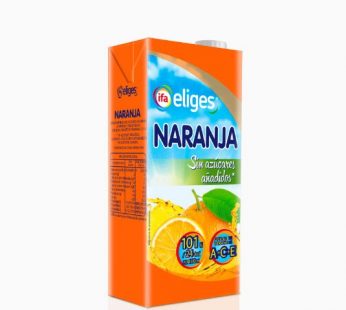 Bebida Eliges Naranja S/Azu 1L