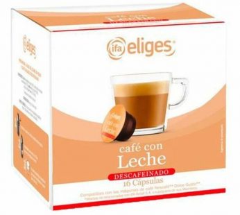 Cafe con leche descafeinado Eliges 16cap