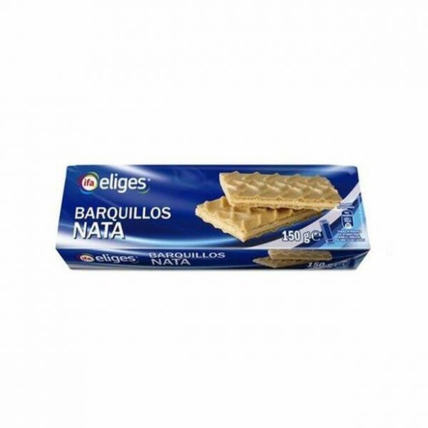 Galleta Barquillo Sabor nata 150gr