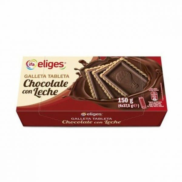 Galleta Tableta Chocolate Con leche Eliges 150gr