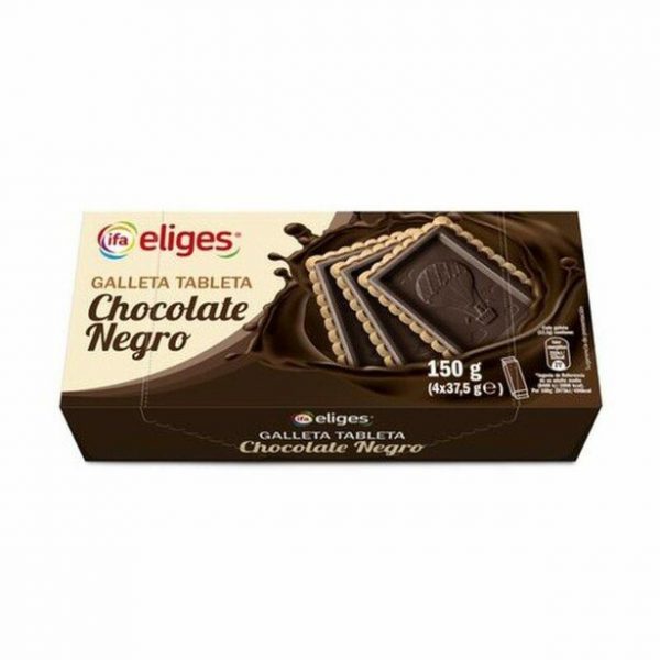 Galleta Tableta Chocolate Negro Eliges 150gr