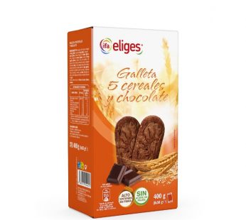 Galletas 5 Cereales y Chocolate Eliges 400gr