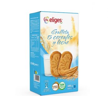 Galletas 5 Cereales y Leche Eliges 400gr