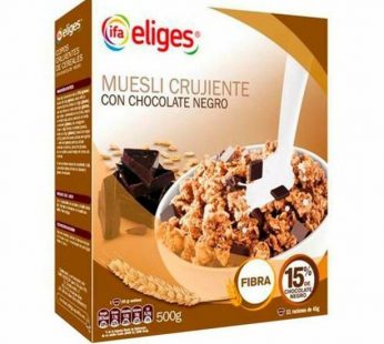 Muesli Crujiente Con Chocolate negro 500gr