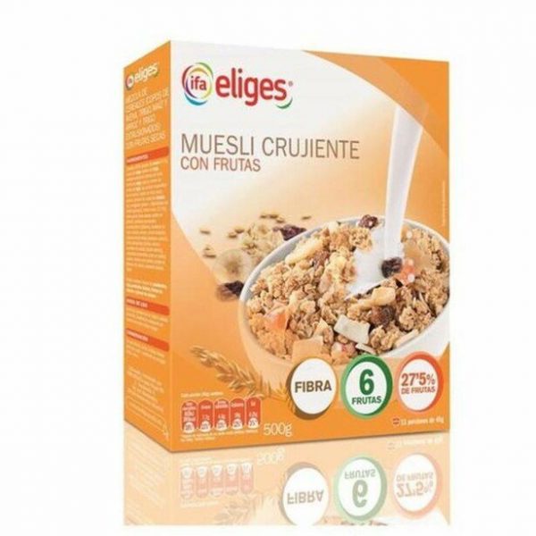Muesli Crujientes con Frutas 500gr