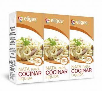 Nata Para Cocinar Liquida Eliges pack-3x200ml