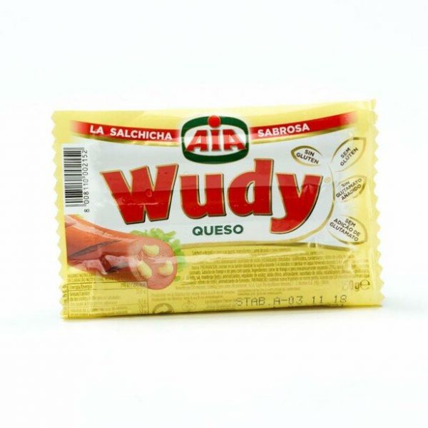 Salchicha Wudy Queso 150gr