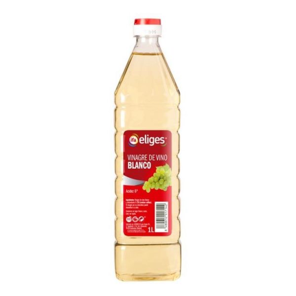 Vinagre Eliges Vino Blanco 1Lts