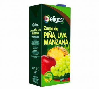 Zumo Eliges Piña-uva-MAnzana 100% 1Lts