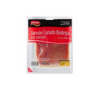 Jamon Curado Espuna Lonchas 250g