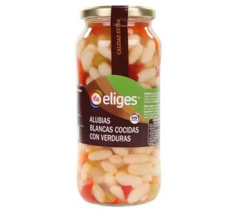 Alubias blancas cocidas 400gr ELIGES