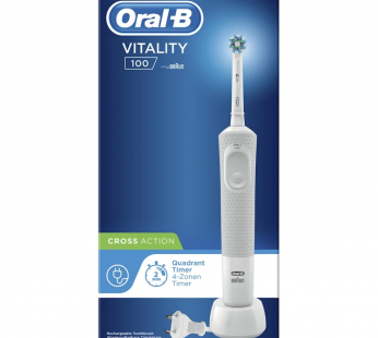 Cepillo de Dientes Eléctrico ORAL-B Vitality Cross Action Blanco