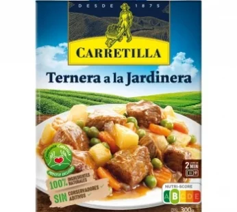 Ternera a la jardinera Carretilla 300 g.