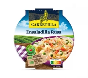 Ensaladilla rusa Carretilla sin gluten sin aceite de palma 240 g.