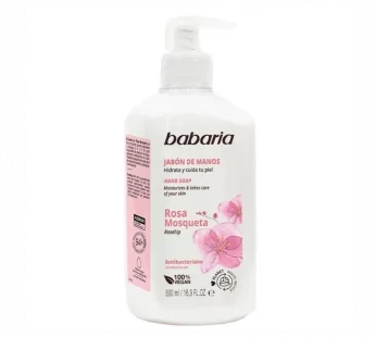 JABON DE MANOS ROSA MOSQUETA BABARIA 500 ML